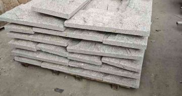 吴忠芝麻白蘑菇石，自然面