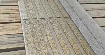 吴忠黄金麻盲道石 盲条