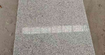 吴忠芝麻白光面毛板