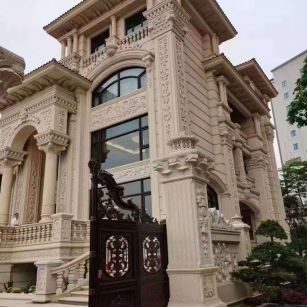 吴忠黄金麻别墅外墙异形定制