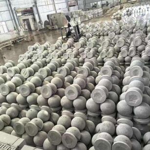 吴忠芝麻白圆球 石球 挡车球