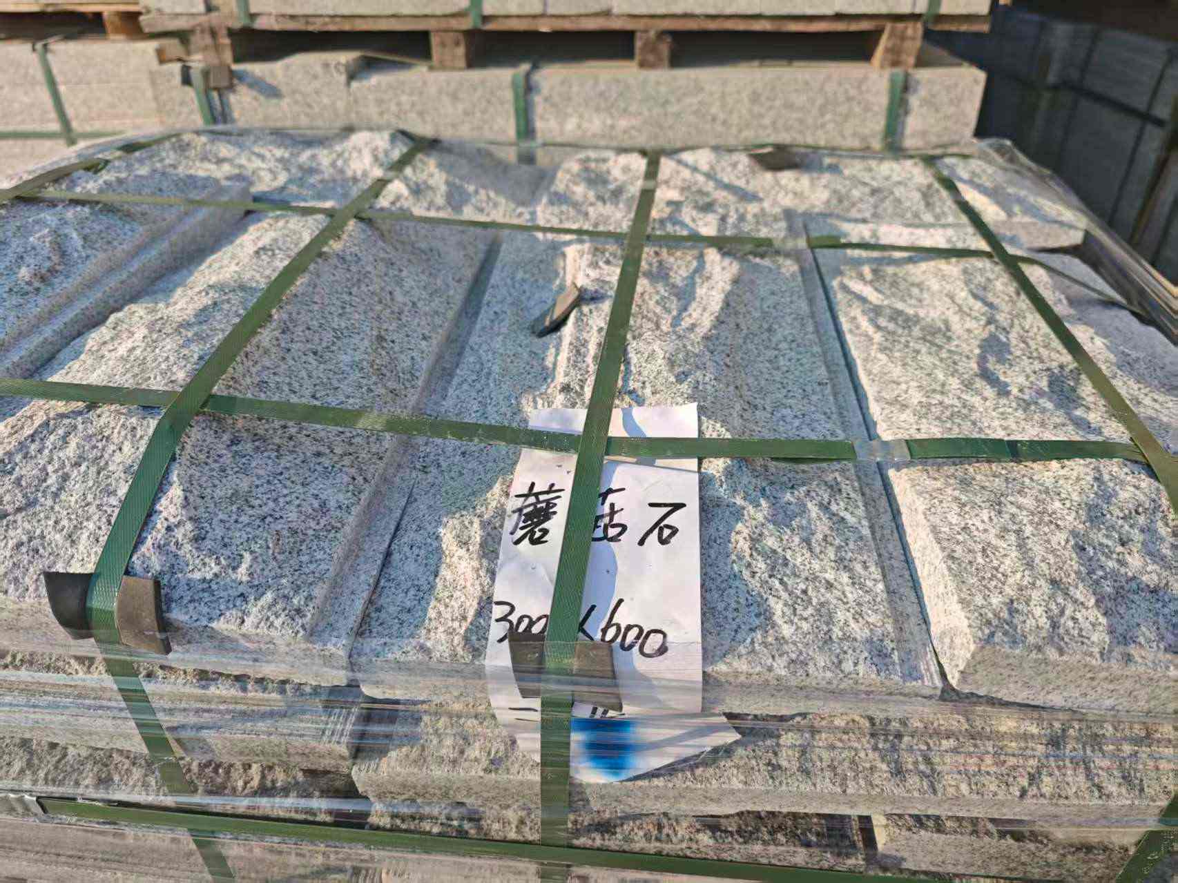 吴忠芝麻白蘑菇石，自然面