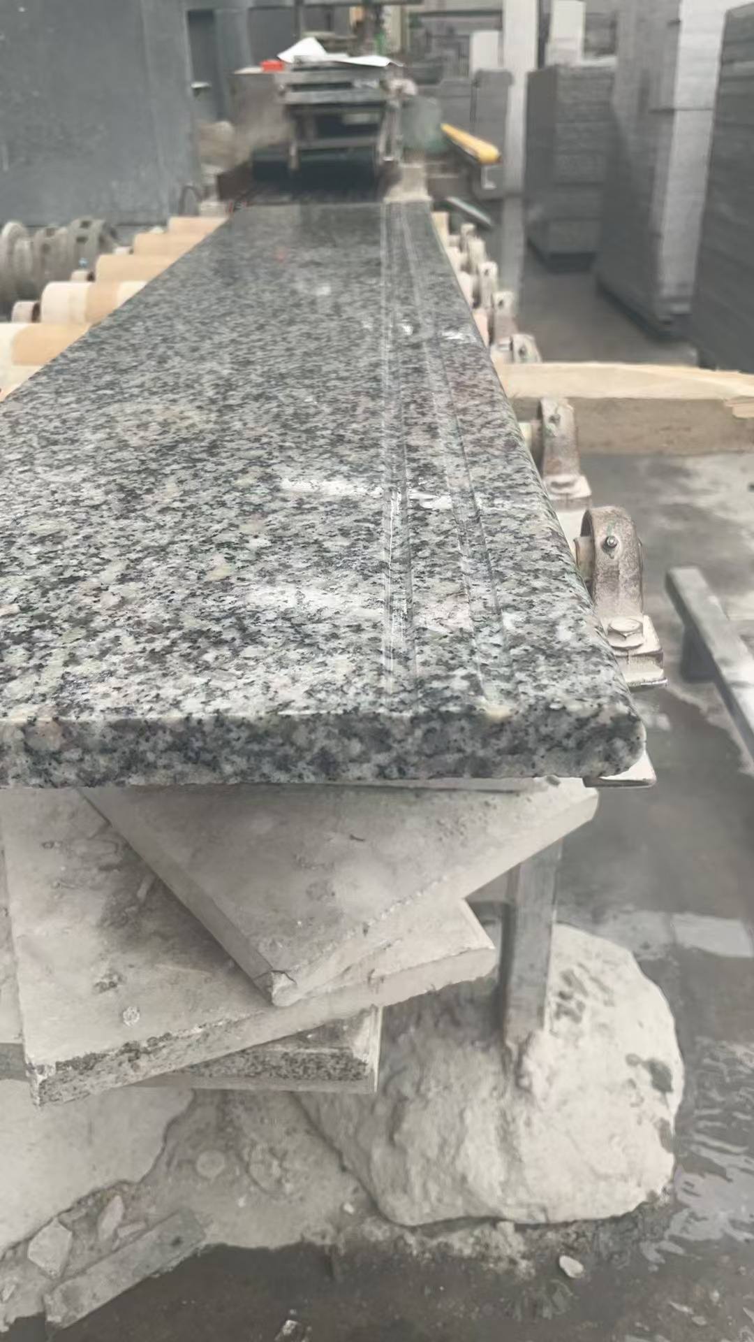 吴忠芝麻白楼梯踏步 芙蓉白